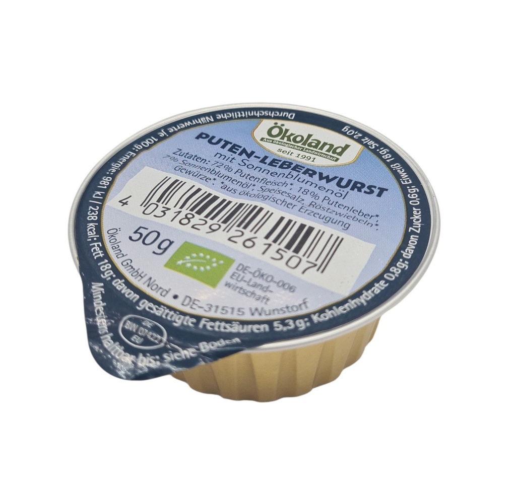 Putenleberwurst Bio 50g 