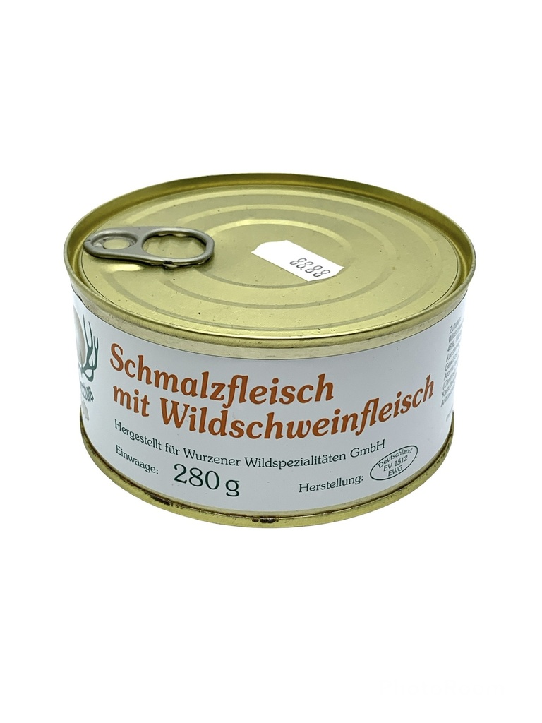 Wildschmalzfleisch Dose 280g