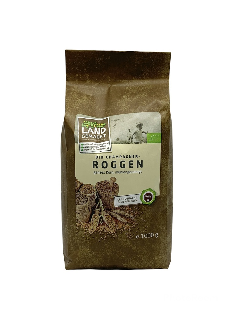 1 kg Bio Roggen ganze Körner