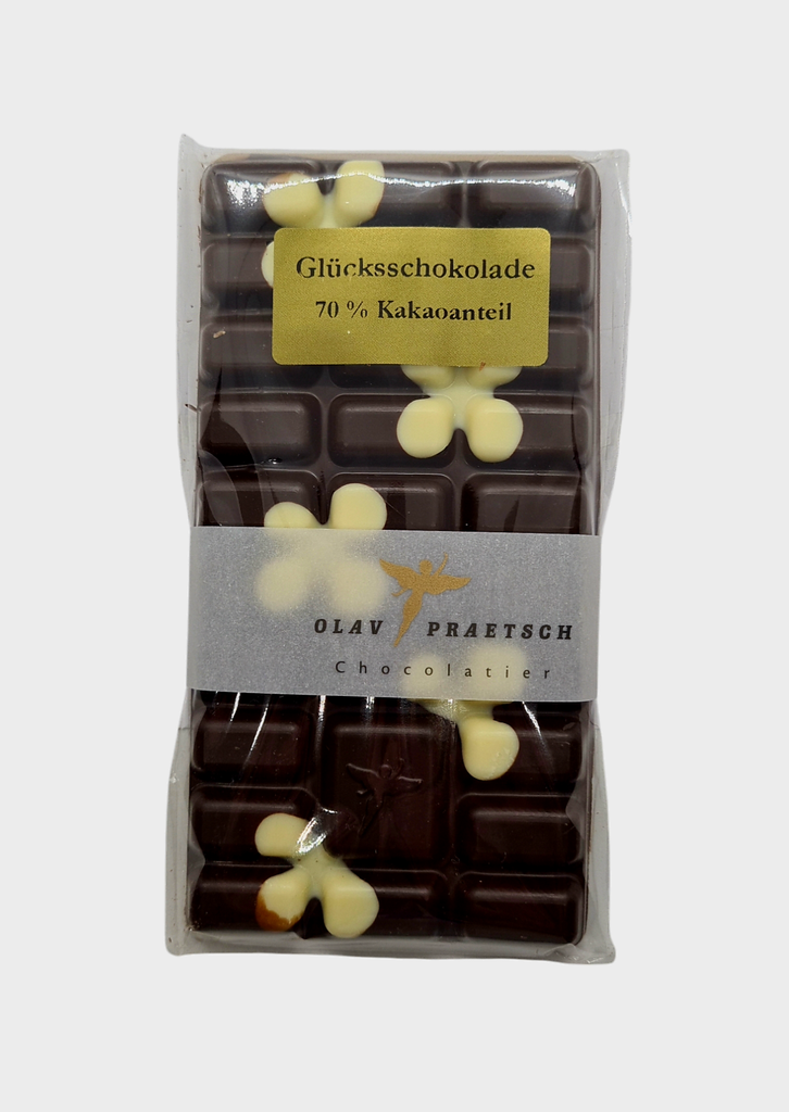 Glücksschokolade Zartbitter 100g