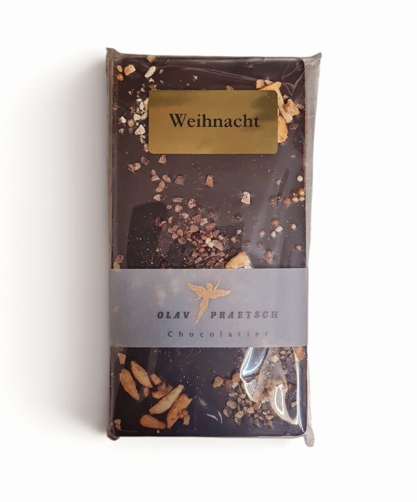 Weihnacht Zartbitterschokolade 70% 100g