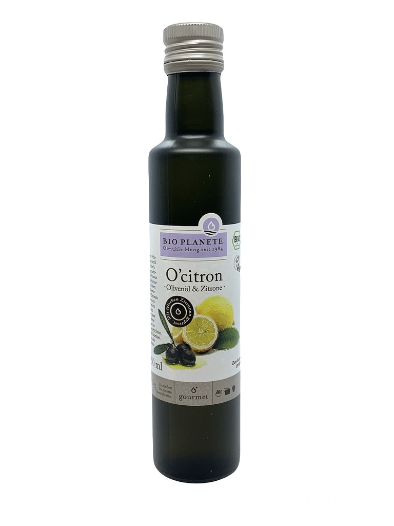 O`Citron Olivenöl mit Zitrone Bio 250ml
