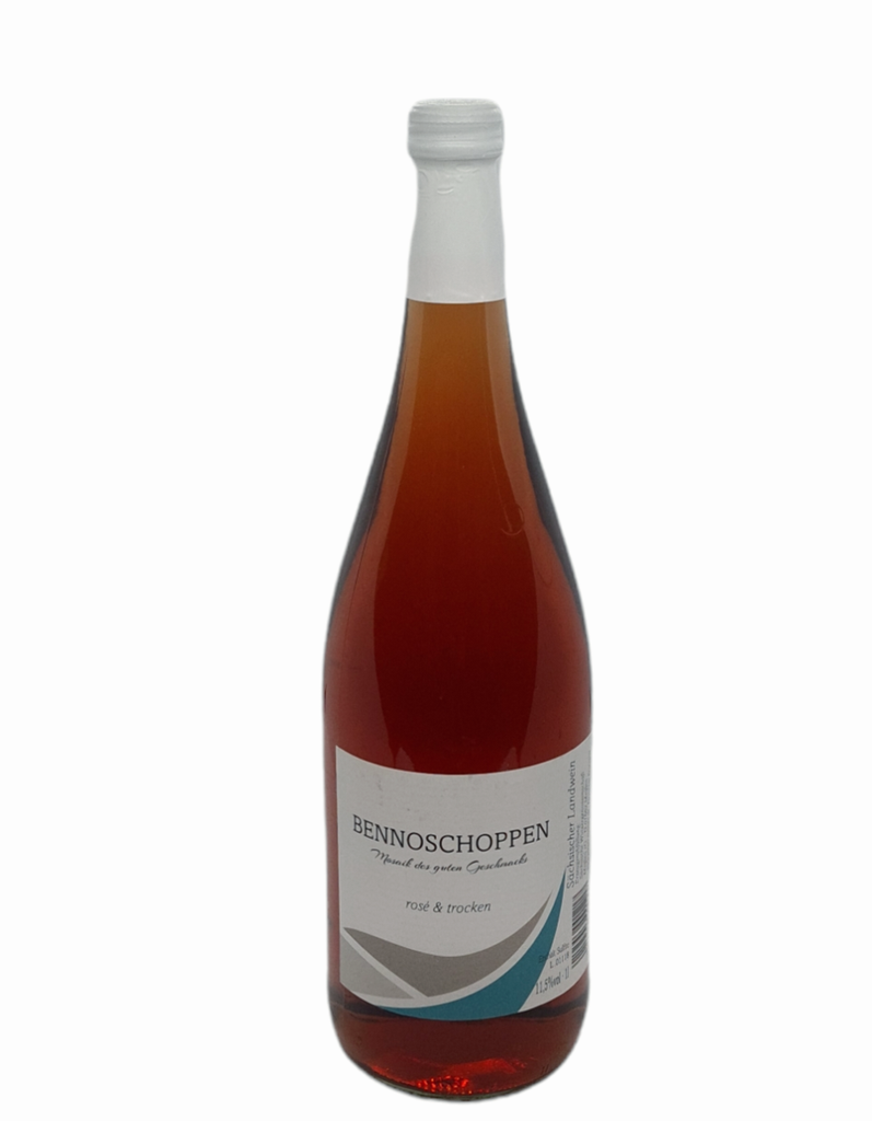 Sächsischer Landwein Bennoschoppen rosé 1l trocken (Meissen)  