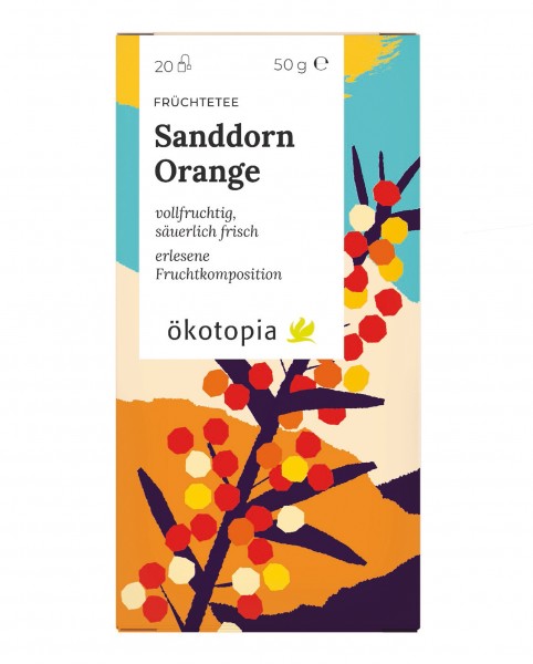 Sanddorn Orange Bio Früchtetee 20x2,5g