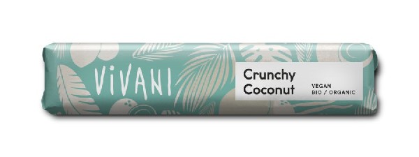 Crunchy Coconut Riegel vegan Bio 35g 