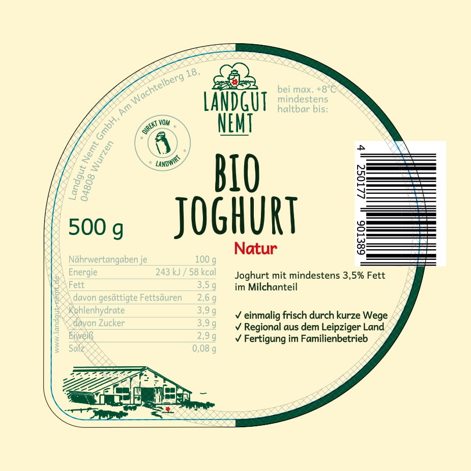 Bio-Joghurt Natur 500g