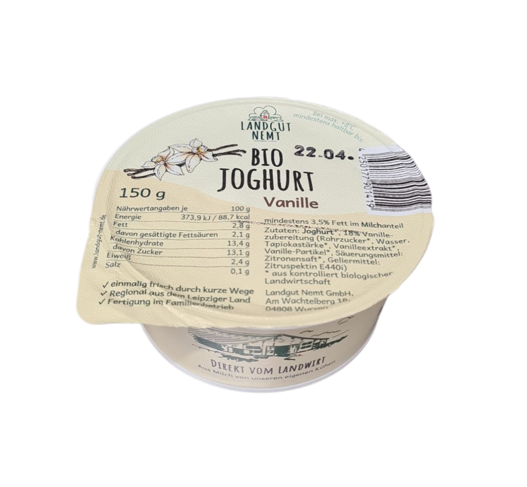 Bio-Joghurt Vanille 150g