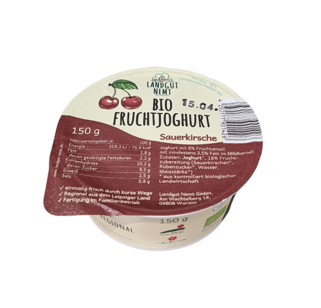 Bio-Fruchtjoghurt Sauerkirsche 150g