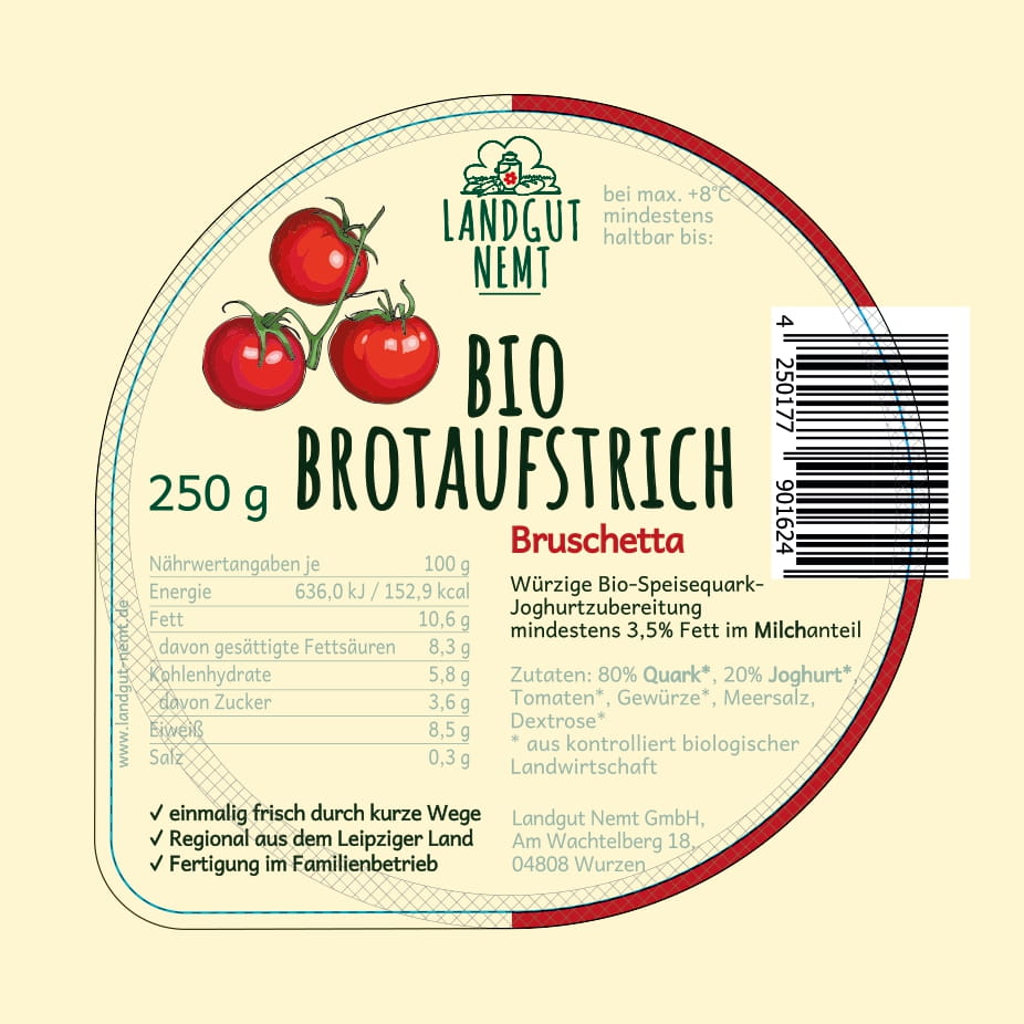 Bio-Brotaufstrich Bruschetta 250g