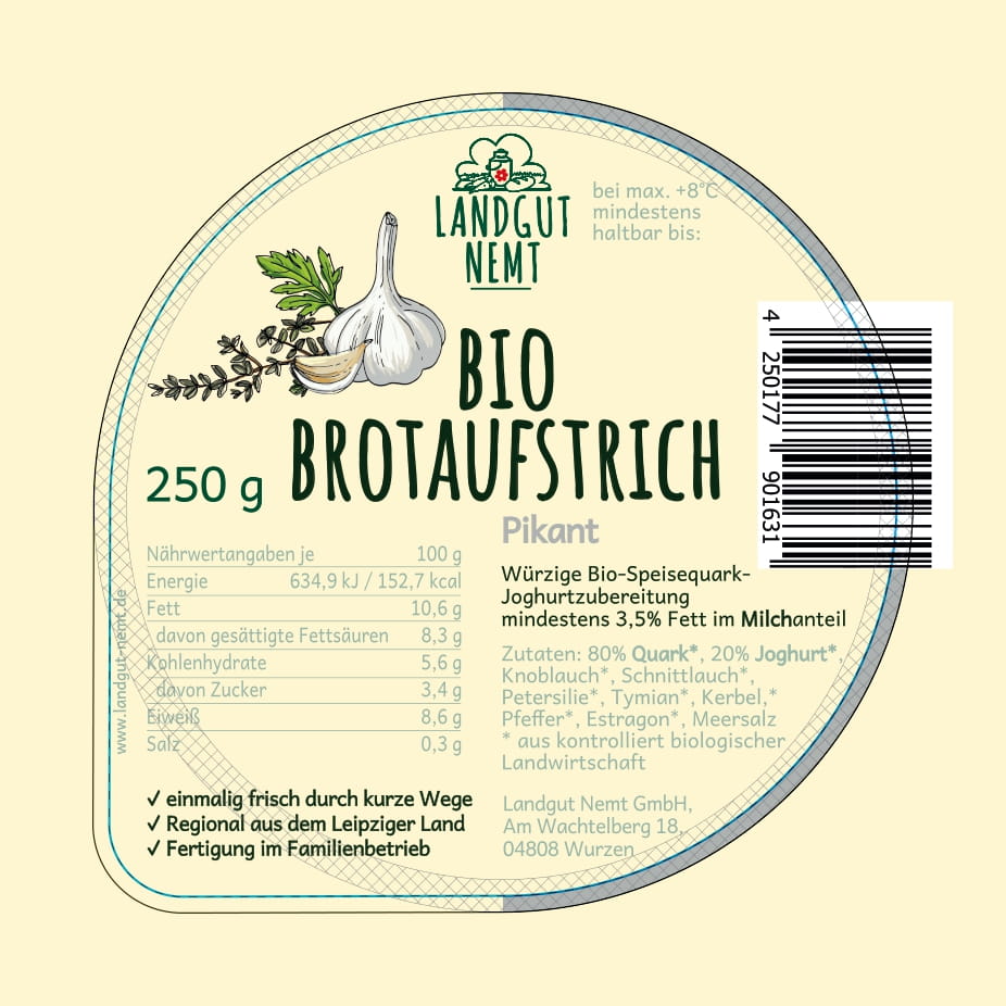 Bio-Brotaufstrich pikant 250g