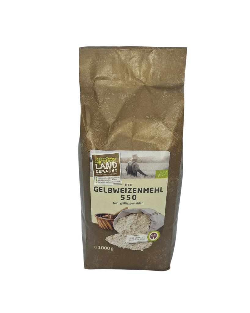 Gelbweizenmehl Bio 550 1kg (Rolle Mühle)