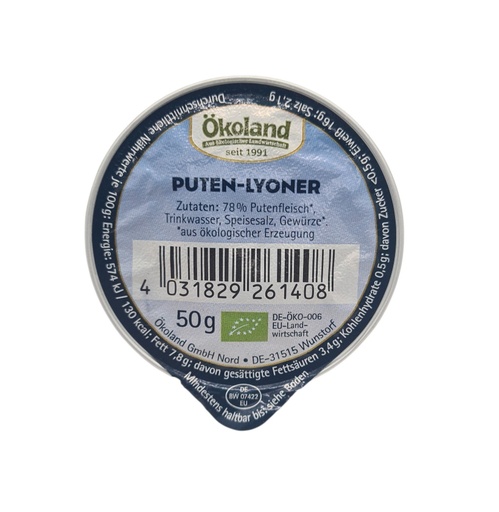[301115] Putenlyoner Bio 50g 