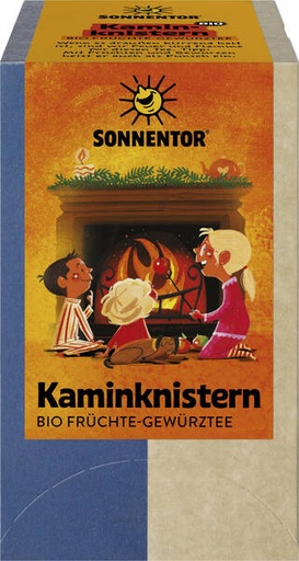 [306131] Kaminknistern Früchtetee Bio 18 à 2,5g