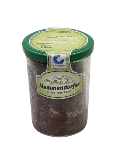 [301136] Blutwurst im Glas 360g Memmendorf