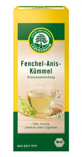 [306140] Fenchel-Anis-Kümmel Tee Bio 20x2,5g