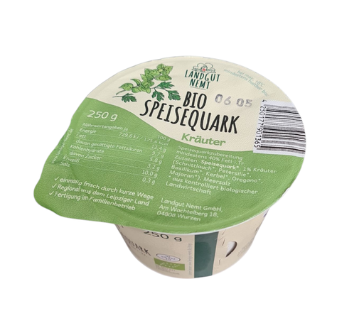 [112012] Bio-Speisequark Kräuter 250g