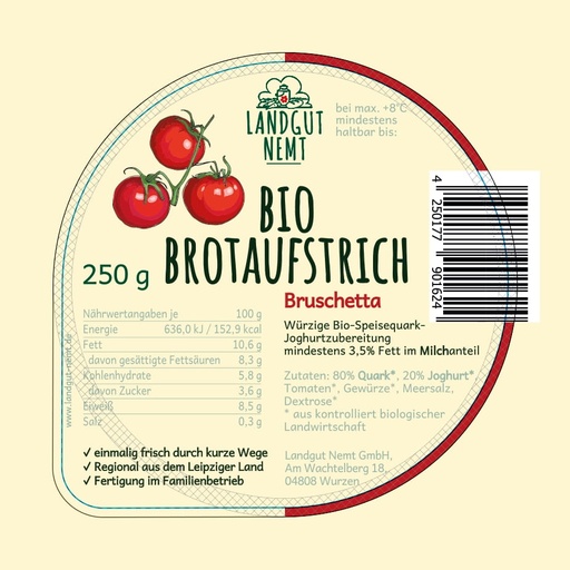 [116040] Bio-Brotaufstrich Bruschetta 250g