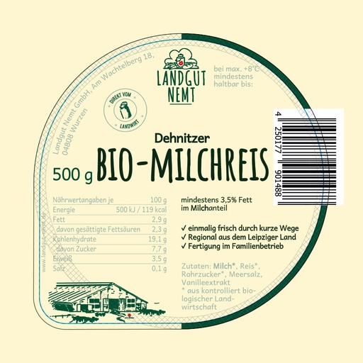 [113082] Bio-Milchreis 500g