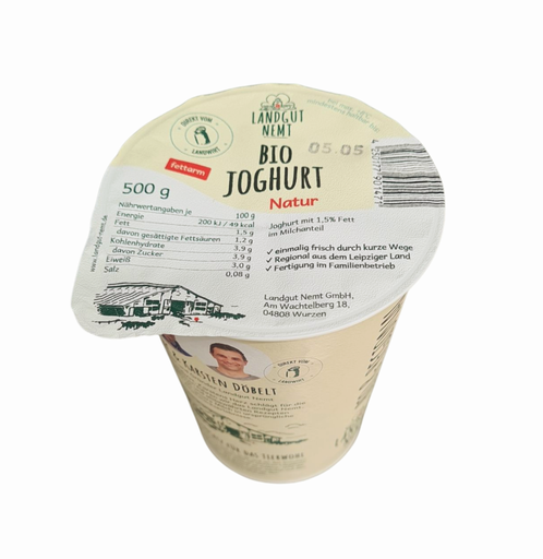[113058] Bio-Joghurt Natur fettreduziert 500g
