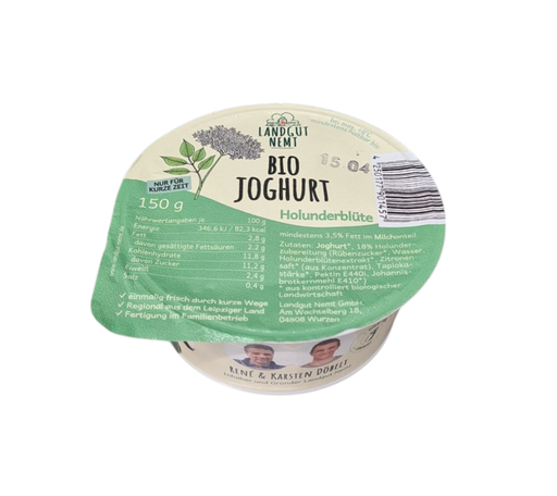 [113083] Bio-Fruchtjoghurt der Saison 150g (derzeit: schwarze Johannisbeere)