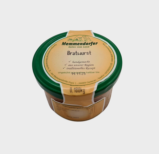 [301165] Bratwurst im Glas 180g Memmendorf