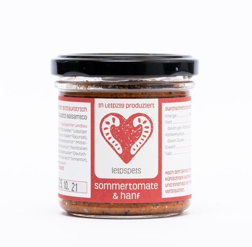 [303224] Bio-Brotaufstrich "Sommertomate &amp; Hanf" 140g