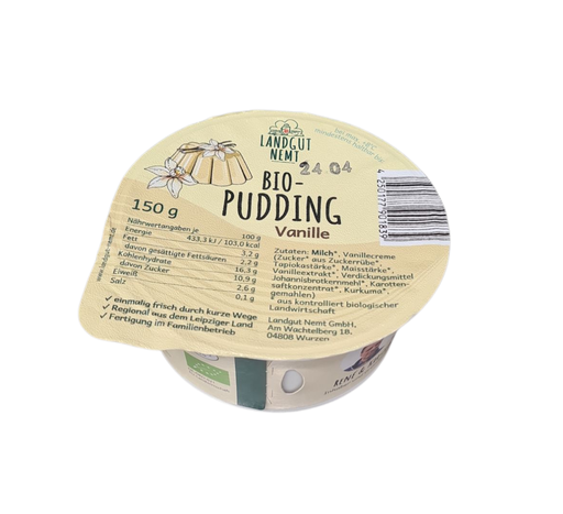[113092] Bio-Pudding Vanille 150g